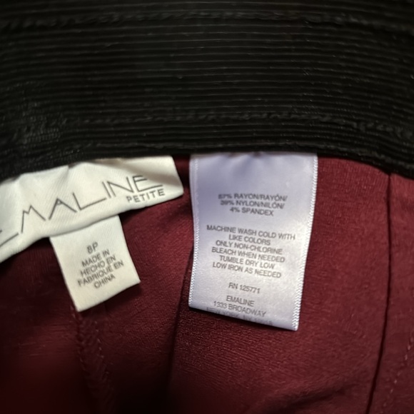 2 pairs petite dress pants pull on size 8p - Picture 3 of 3